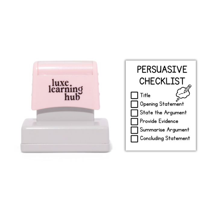 Persuasive Writing Checklist Stamp