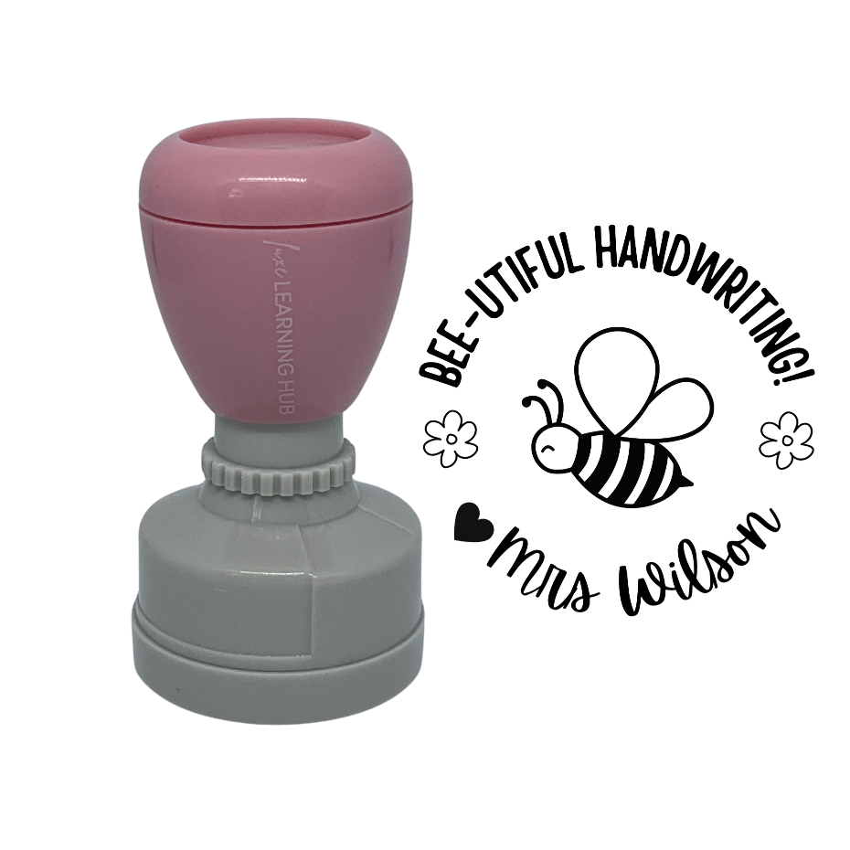 Custom Bee-utiful Handwriting Stamp