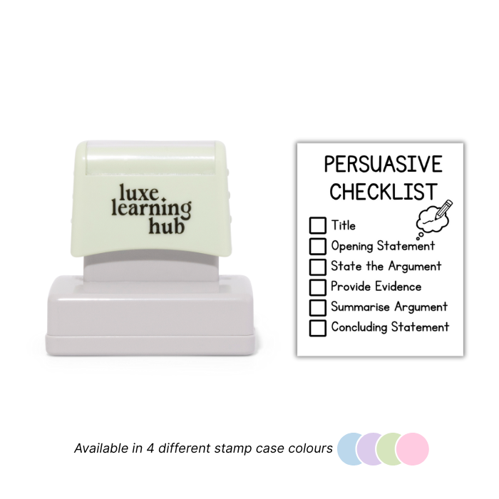 Persuasive Writing Checklist Stamp