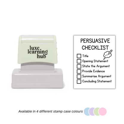 Persuasive Writing Checklist Stamp
