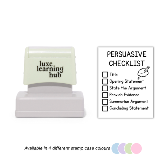 Persuasive Writing Checklist Stamp