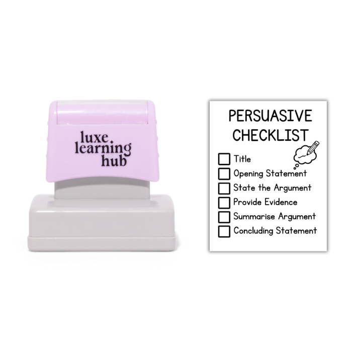 Persuasive Writing Checklist Stamp