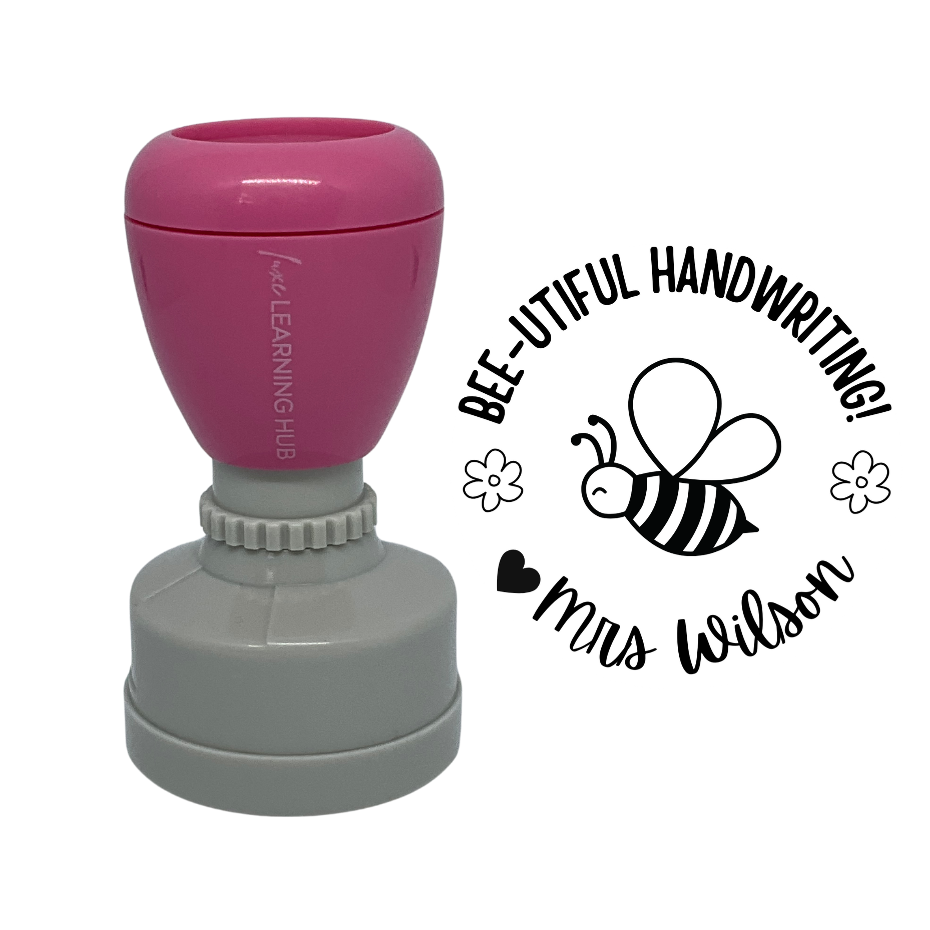 Custom Bee-utiful Handwriting Stamp