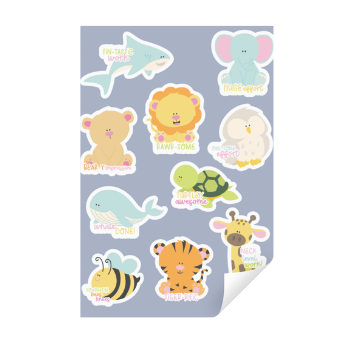 Punny Animal Sticker Pack