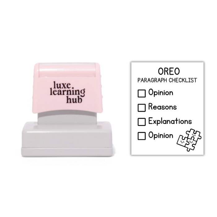 Oreo Paragraph Checklist Stamp