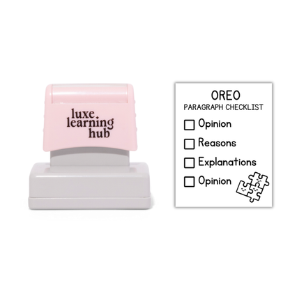 Oreo Paragraph Checklist Stamp