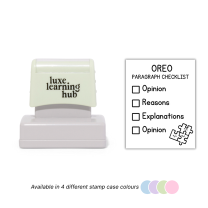 Oreo Paragraph Checklist Stamp