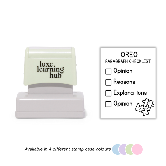 Oreo Paragraph Checklist Stamp