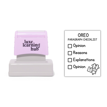 Oreo Paragraph Checklist Stamp