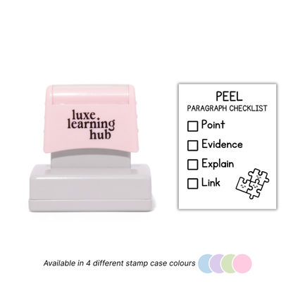 PEEL Paragraph Checklist Stamp