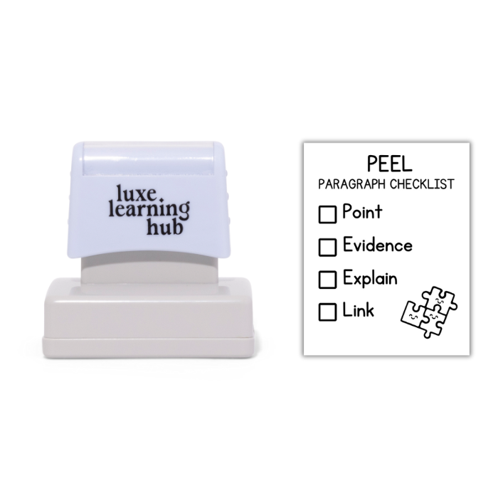PEEL Paragraph Checklist Stamp