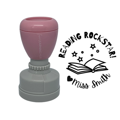 Reading Rockstar Stamp