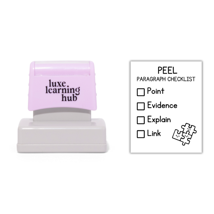 PEEL Paragraph Checklist Stamp