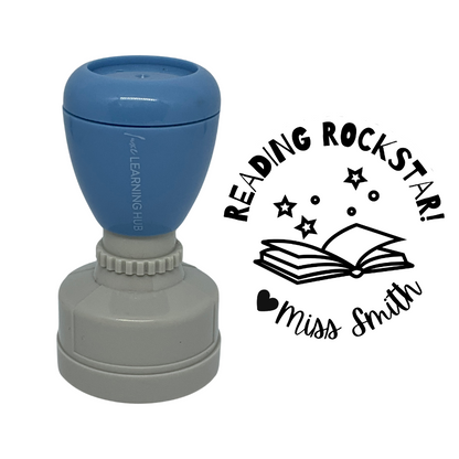 Reading Rockstar Stamp