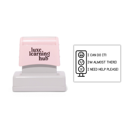 Traffic Light Student Self Reflection Stamp