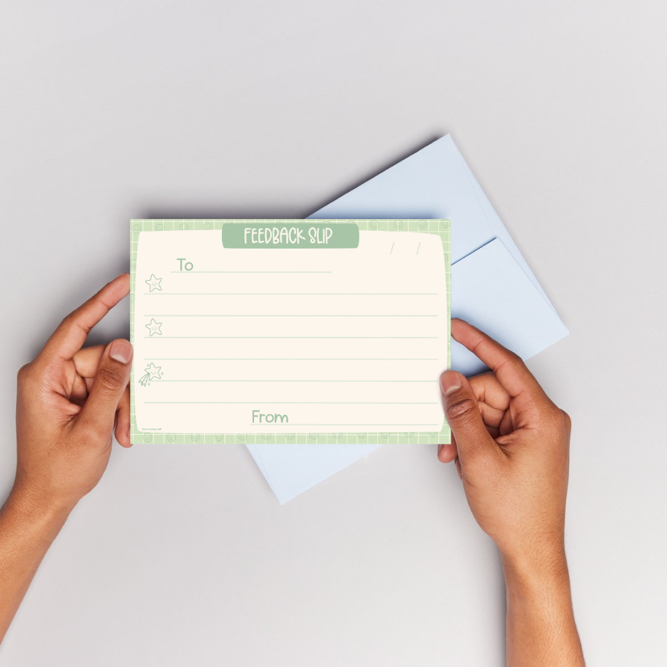 Feedback Slip Memo Pad