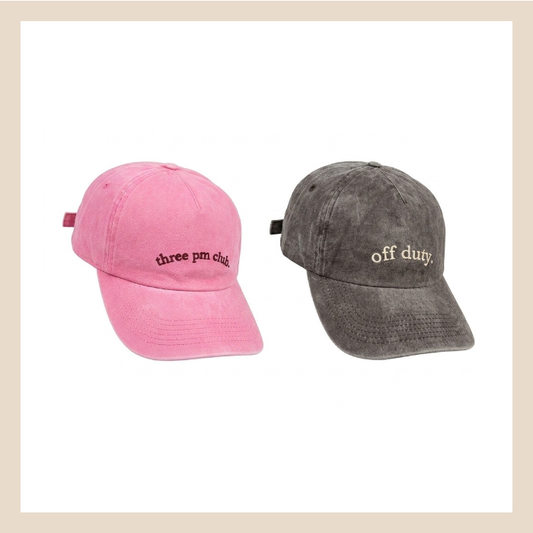 Rest & Reset Teacher Caps
