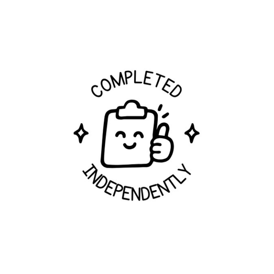 Completed Independently Stamp