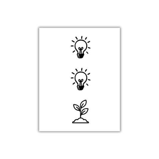 Two Glows & a Grow Feedback Stamp