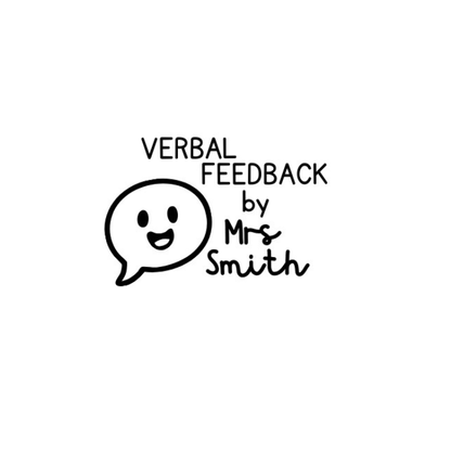 Verbal Feedback Stamp
