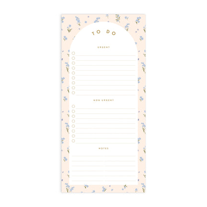 Fox & Fallow Forget-Me-Not DL To Do Magnet Notepad