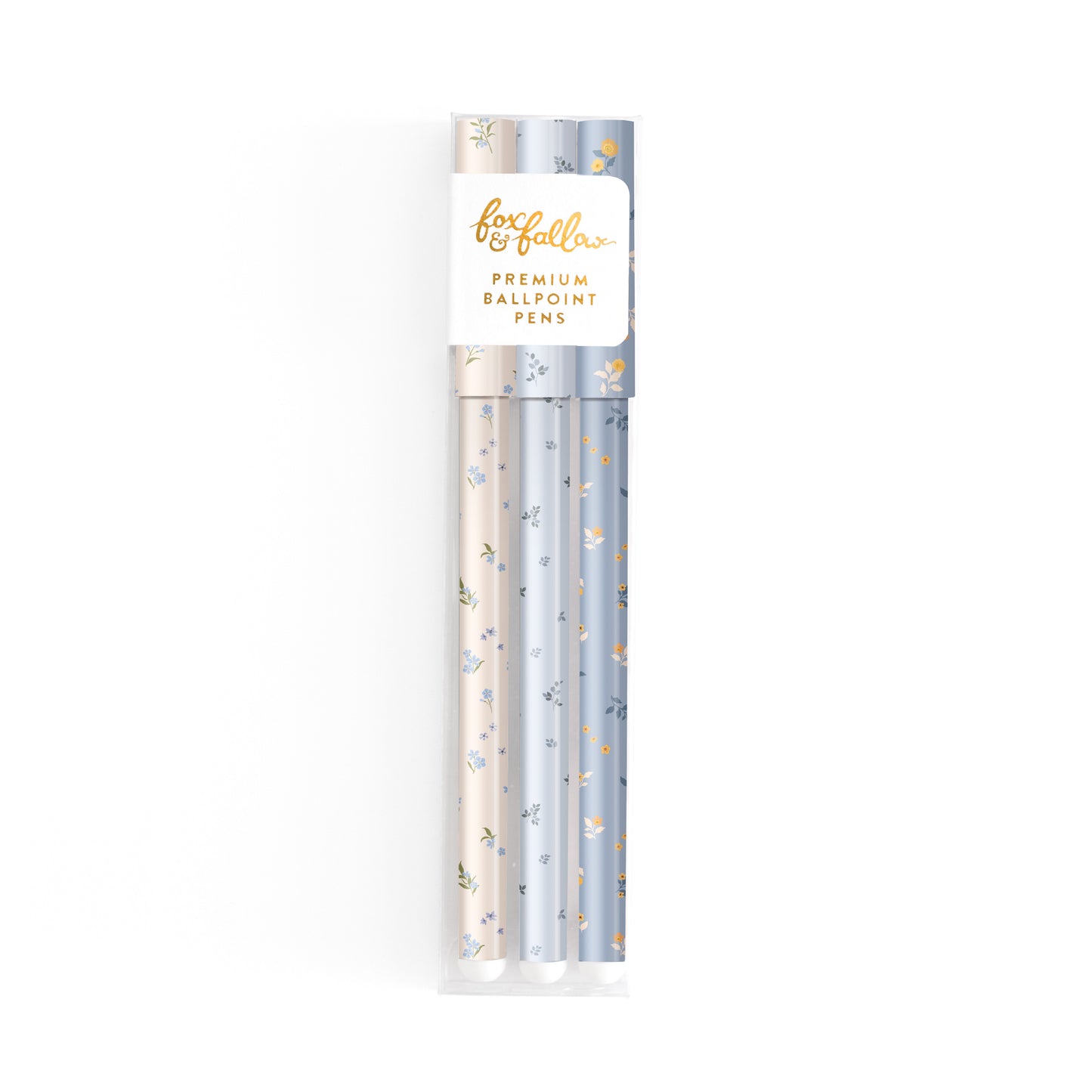 Fox & Fallow Broderie Sky Ballpoint Pen Pack