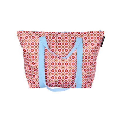 Tile Zip Medium Tote Bag