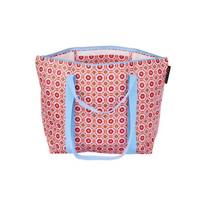 Tile Zip Medium Tote Bag