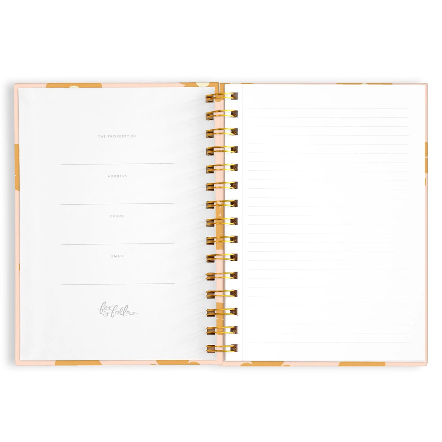 Fox & Fallow Daisy Chain Medium Spiral Notebook